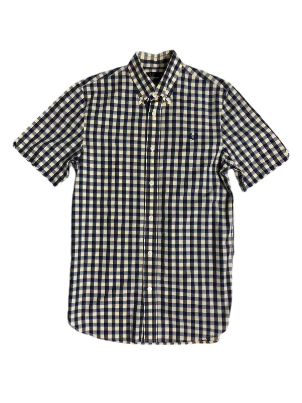 breathable long sleeve polo shirts -Men's Pastel Gingham Shirt In Wax Yellow