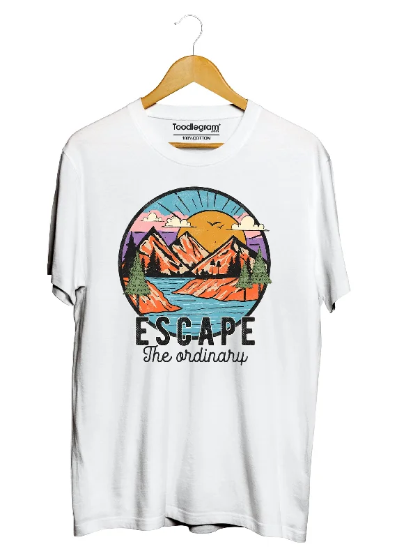 stylish short-sleeve t-shirts -Escape the ordinary Plus Size T-Shirt