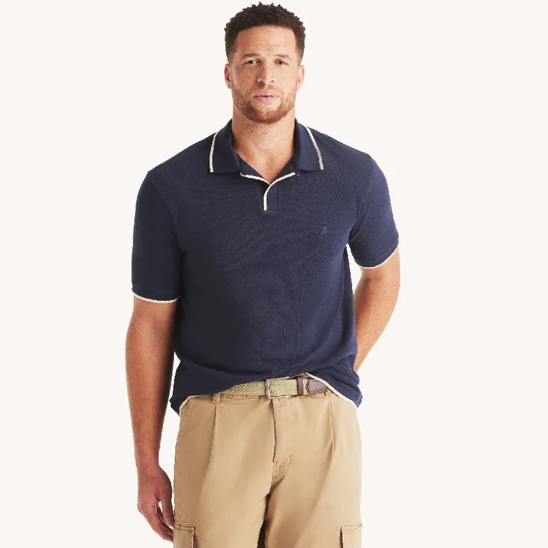 fitted polo shirts for men -Nautica Mens Big & Tall Classic Fit Polo