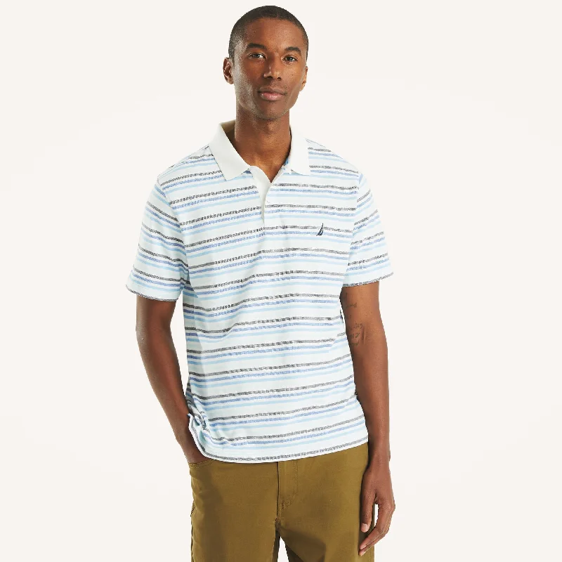 classic fit polo shirts for men -Nautica Mens Classic Fit Striped Polo