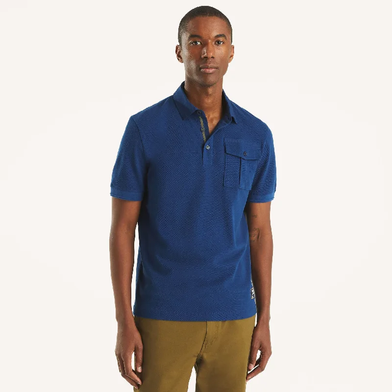 polo shirts with contrasting collars -Nautica Mens Nautica Jeans Co. Classic Fit Polo