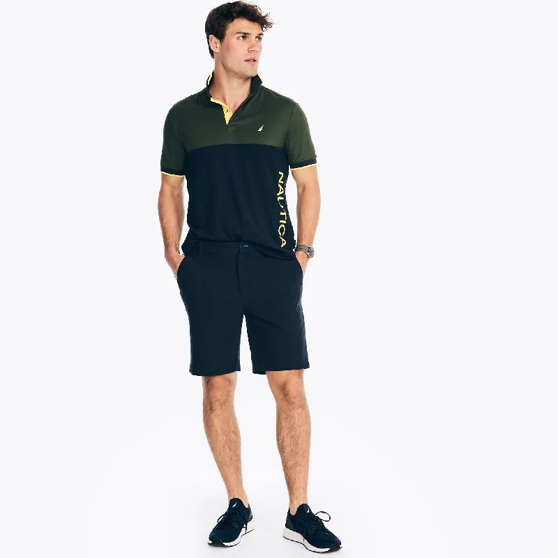 men's polo shirts for golf tournaments -Nautica Mens Navtech Classic Fit Polo