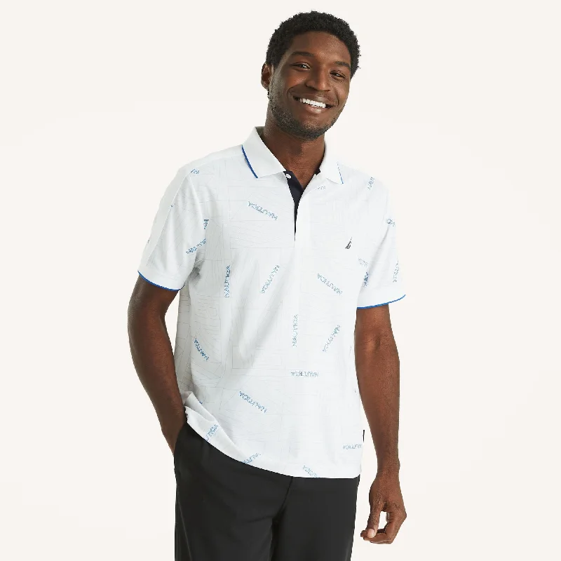 men's polo shirts with logos -Nautica Mens Navtech Classic Fit Polo