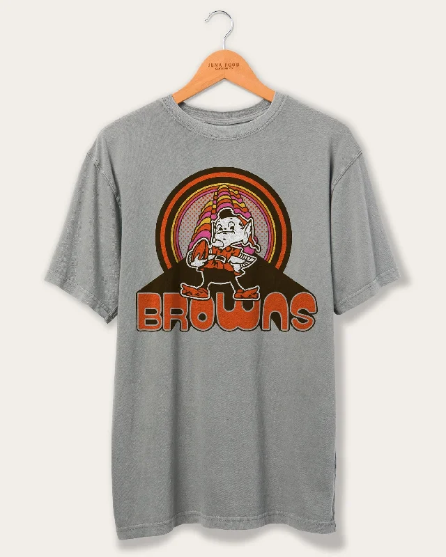 men's workout t-shirts -NFL Infinite Vibe Browns Flea Market Tee