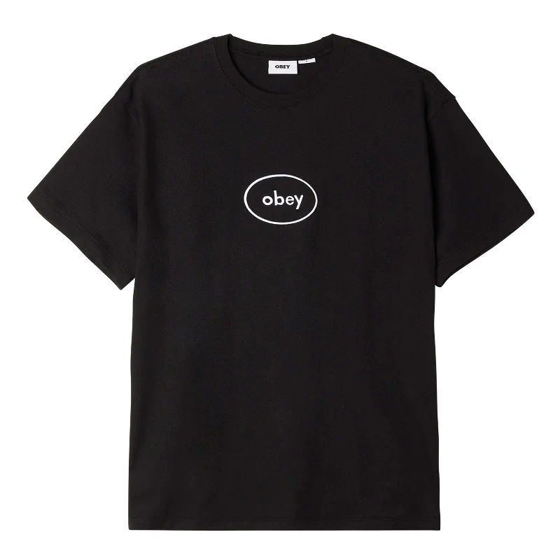 basic t-shirts for men -Oval S/S T-Shirt