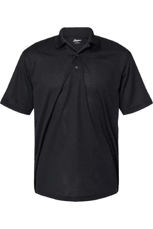 classic fit polo shirts for men -Paragon Saratoga Performance Mini Mesh Polo