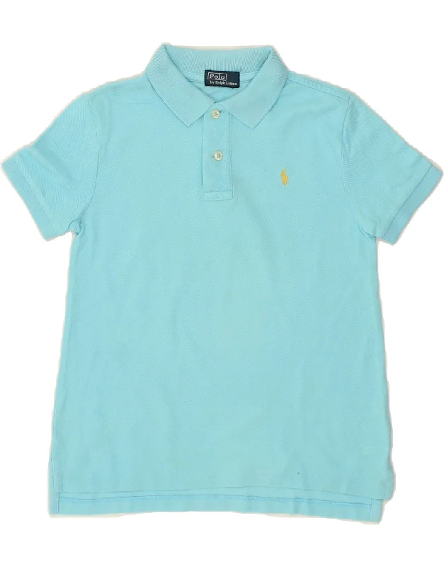 modern style polo shirts for men -POLO RALPH LAUREN Boys Polo Shirt 6-7 Years Blue