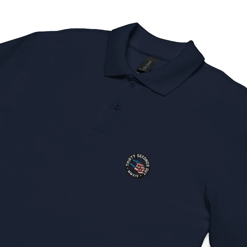 men's custom polo shirts -Polo Shirt - American Skull Crusher