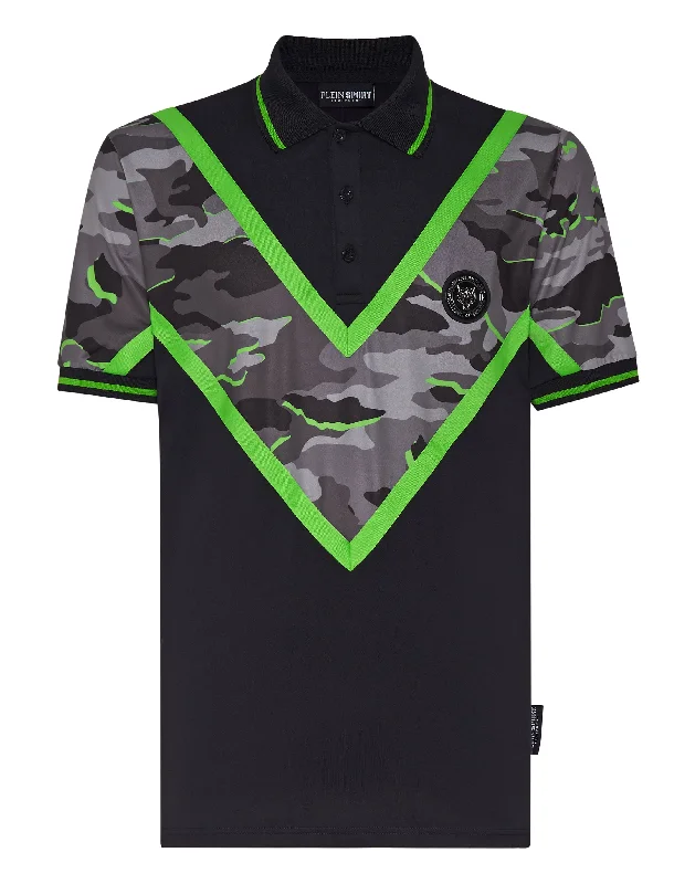 men's polo shirts for formal wear -Polo SS Neon Amazon Edition (Camouflage)