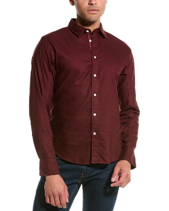 soft-touch shirts for men -rag & bone Fit 2 Engineered Oxford Shirt