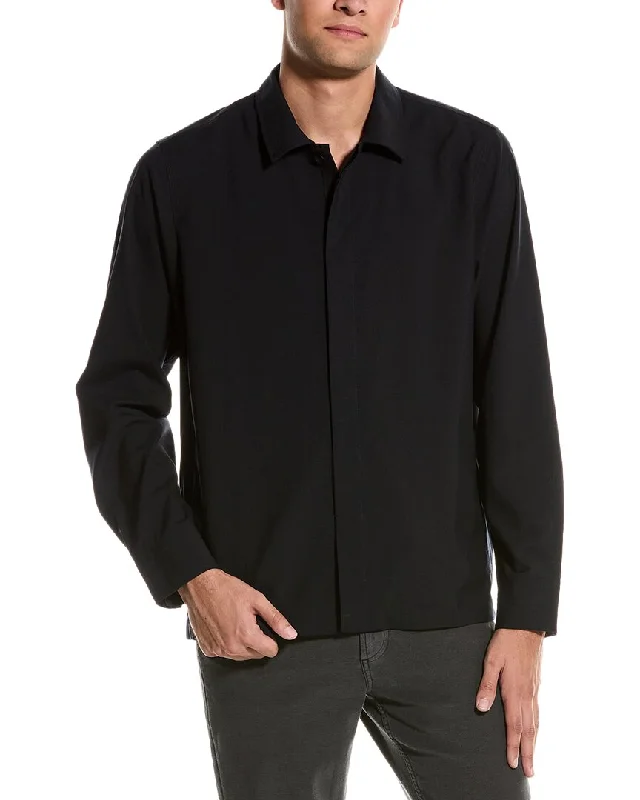 stylish dress shirts for men -rag & bone Hyde Wool-Blend Shirt