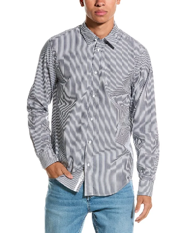 men's lightweight dress shirts -rag & bone Zac Stripe Shirt