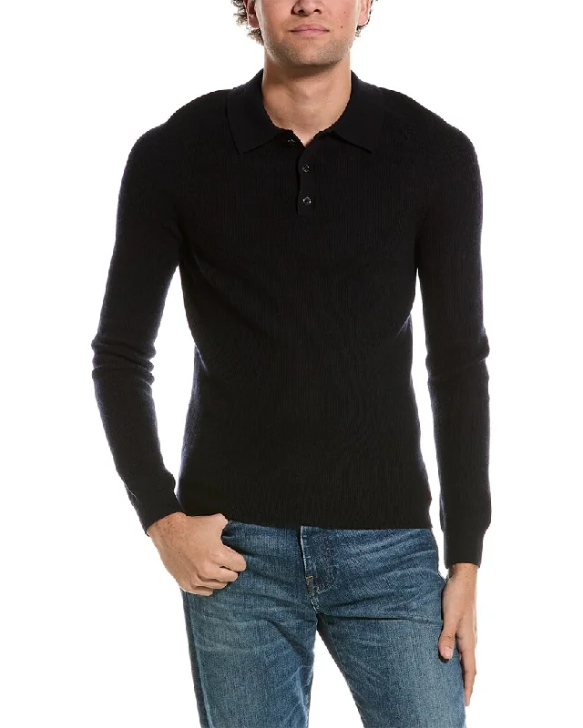 men's basic polo shirts -Reiss Holms Wool Polo Shirt