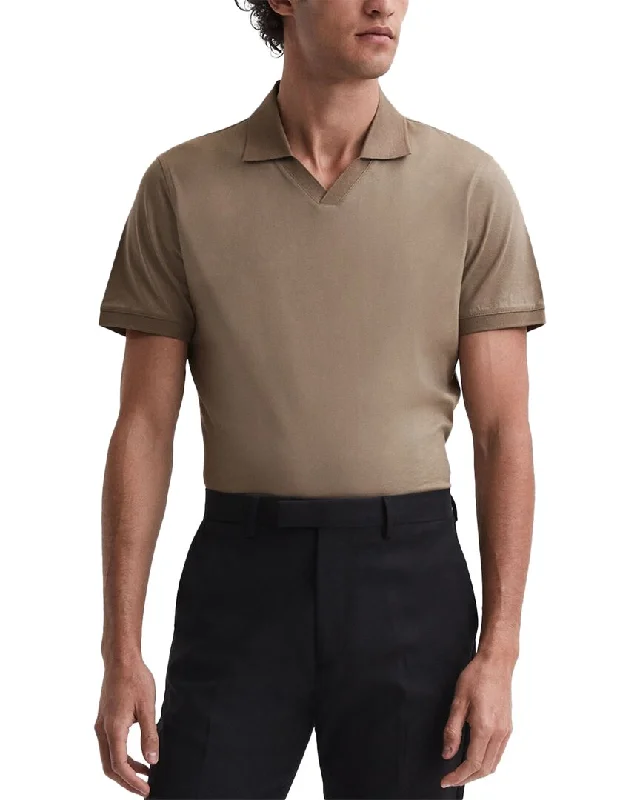 breathable long sleeve polo shirts -Reiss Leeds Polo Shirt