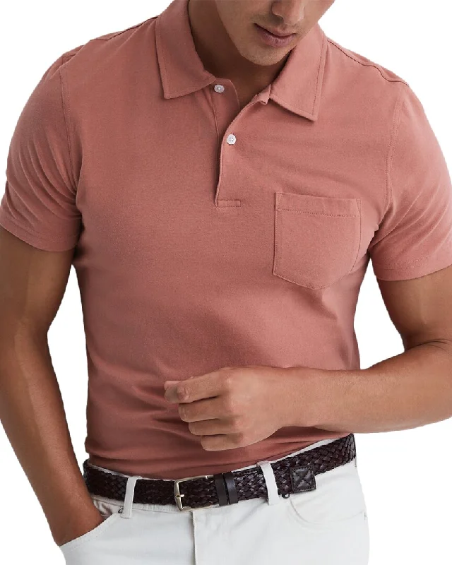 men's long-sleeve polo shirts -Reiss Nammos Polo Shirt