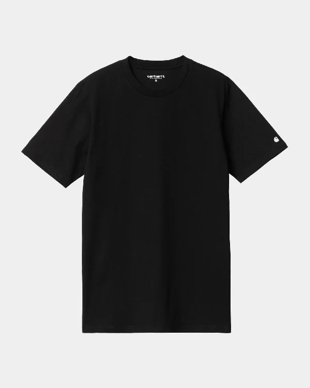 men's summer t-shirts with prints -Base T-Shirt | Black