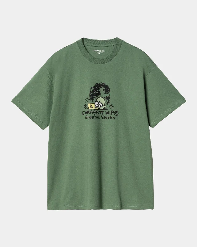 cotton t-shirts for men -Graphic Works T-Shirt | Duck Green