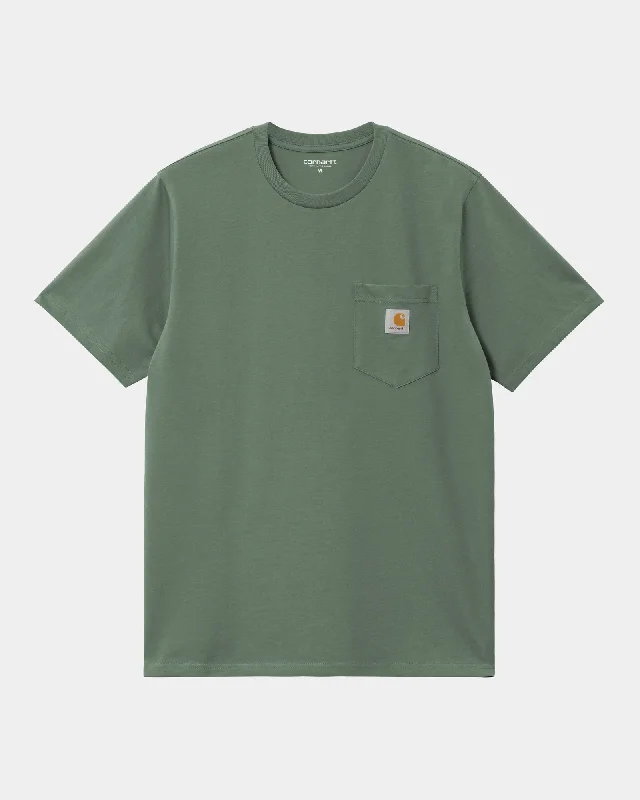 men's oversized t-shirts -Pocket T-Shirt | Duck Green