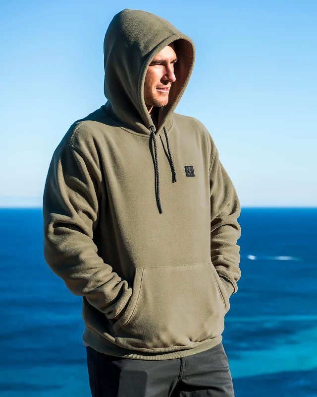 men's hoodies for winter -Second Trip Pullover Hoodie - Thyme Green