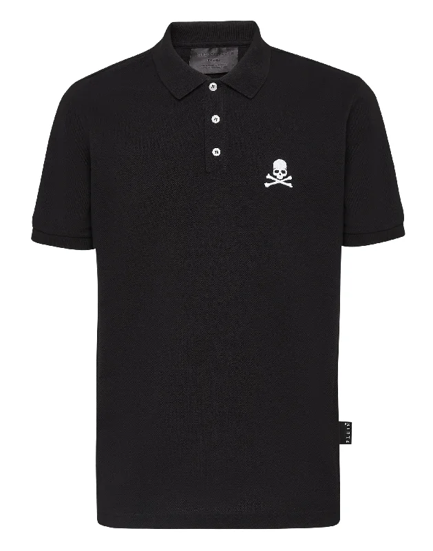 cotton polo shirts for men -Slim Fit Polo shirt SS Skull