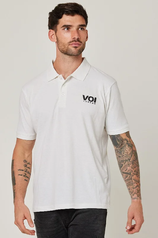 men's custom polo shirts -Southwick Polo Shirt - White