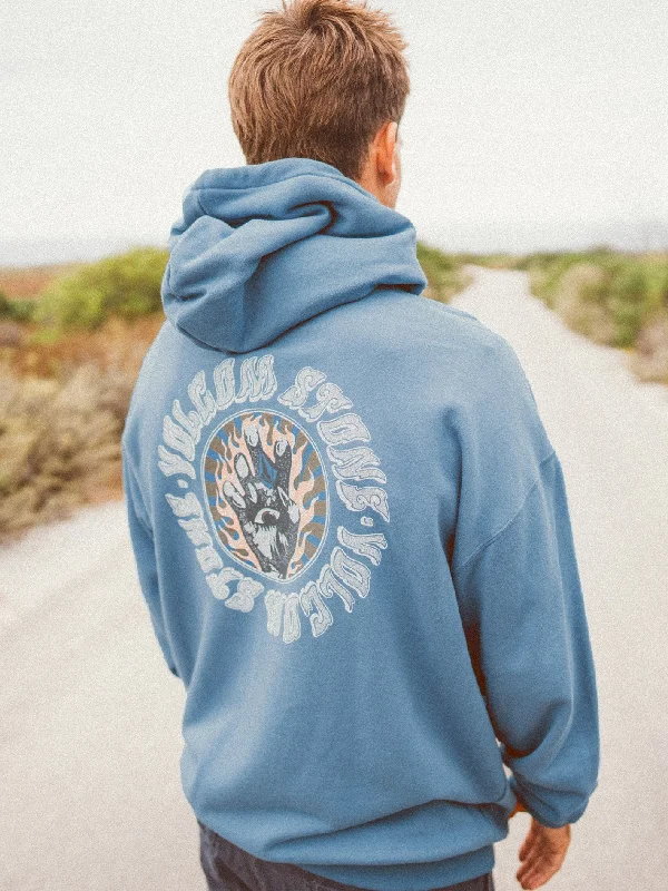 luxury hoodies for men -Stone Oracle Hoodie - Stone Blue