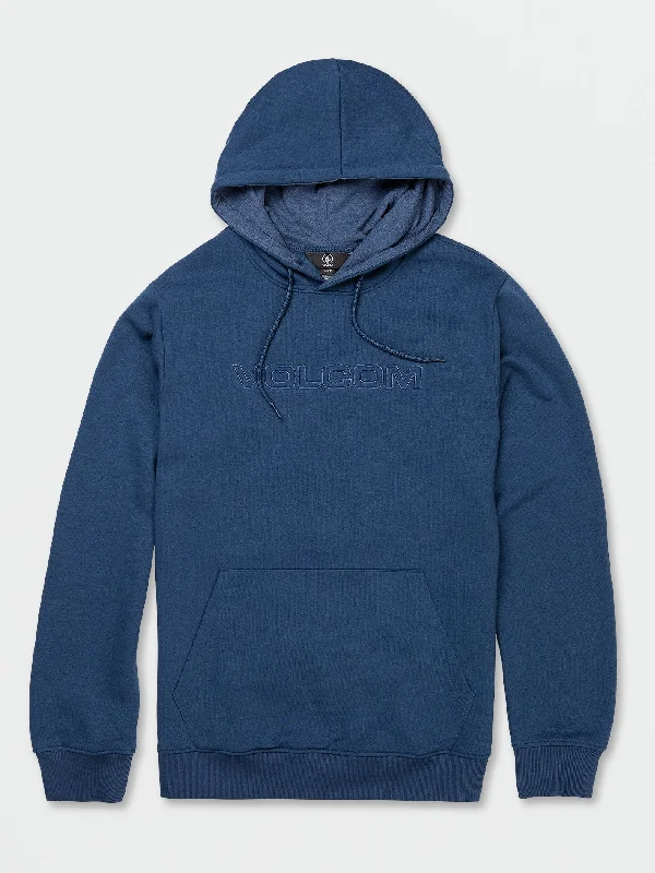 trendy pullover hoodies for men -Stone South Shore Pullover Hoodie - Smokey Blue