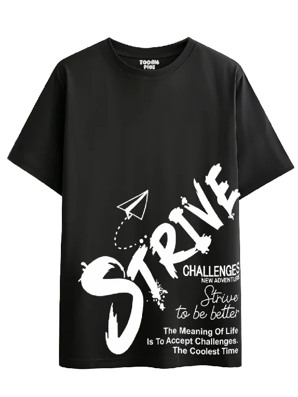 men's holiday-themed t-shirts -Strive Plus Size T-shirt