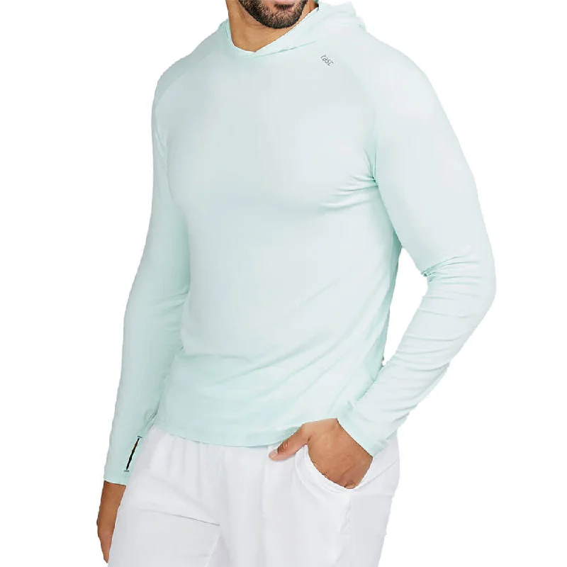 premium sweatshirts for men -Tasc Carrolton Long Sleeve Hoodie T-Shirt - Serene