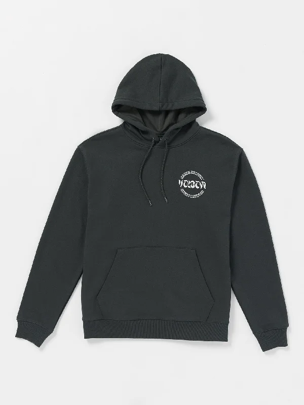 embroidered hoodies for men -Terry Stoned Hoodie - Stealth