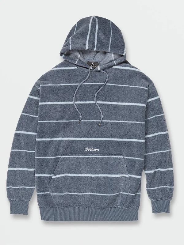 pullover hoodies for men -Throw Exceptions Pullover Hoodie - Slate Blue