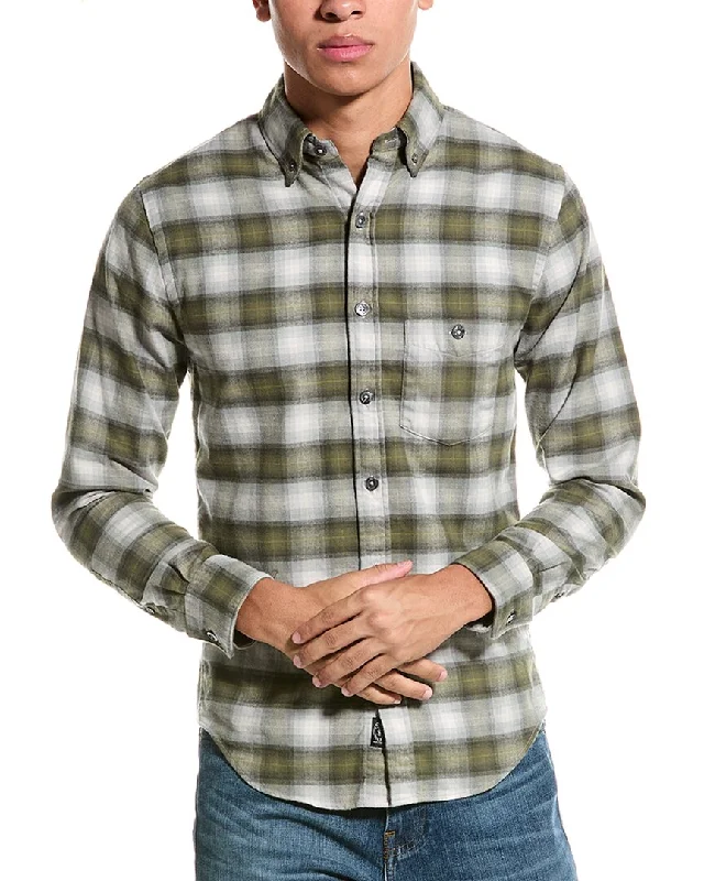 men's white dress shirts -Todd Snyder Flannel Shirt