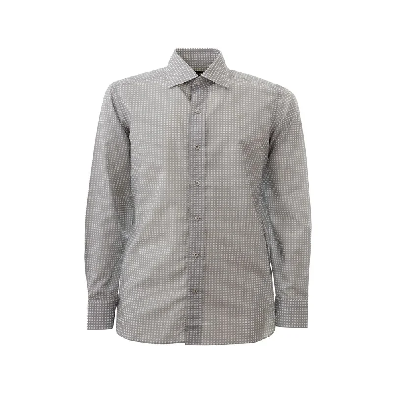 men's tailored shirts -Tom Ford Elegant Cotton  Shirt for Men's Men