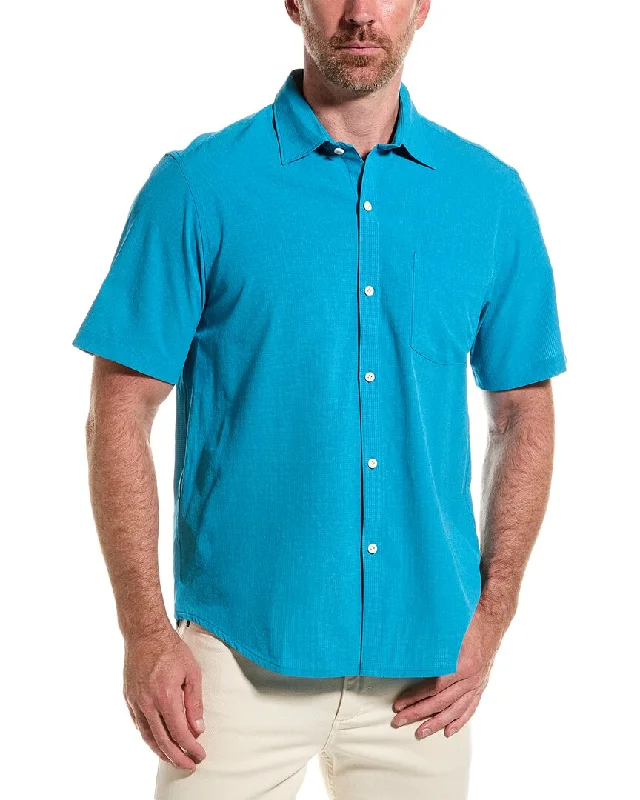 men's light-weight shirts -Tommy Bahama Bahama Coast Heathered Solid Shirt