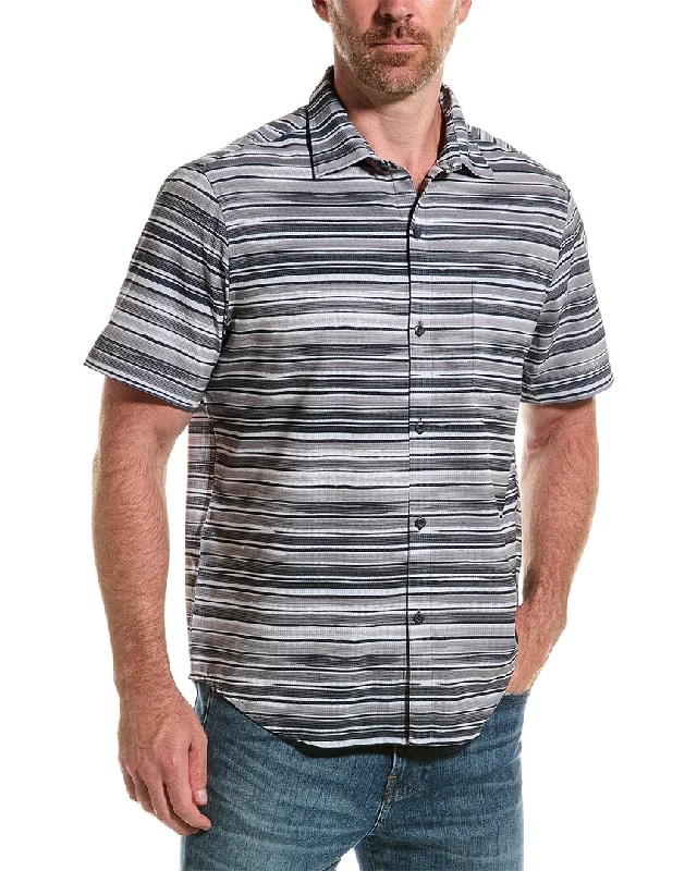 men's cotton shirts -Tommy Bahama Bahama Coast Ripple Tides Shirt