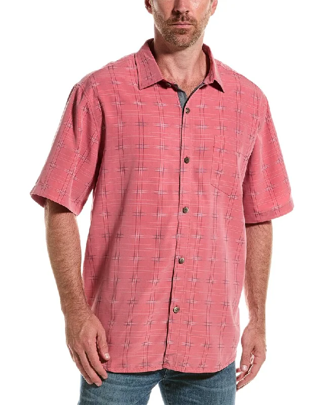 men's short-sleeve shirts -Tommy Bahama Coconut Point Concord Plaid Shirt