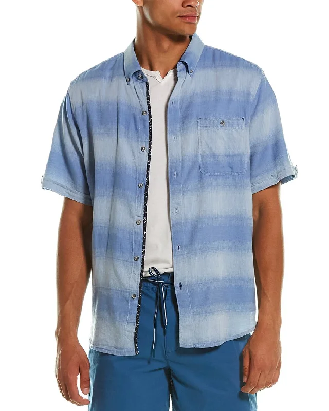 men's everyday shirts -Tommy Bahama Ocean Fade Camp Shirt