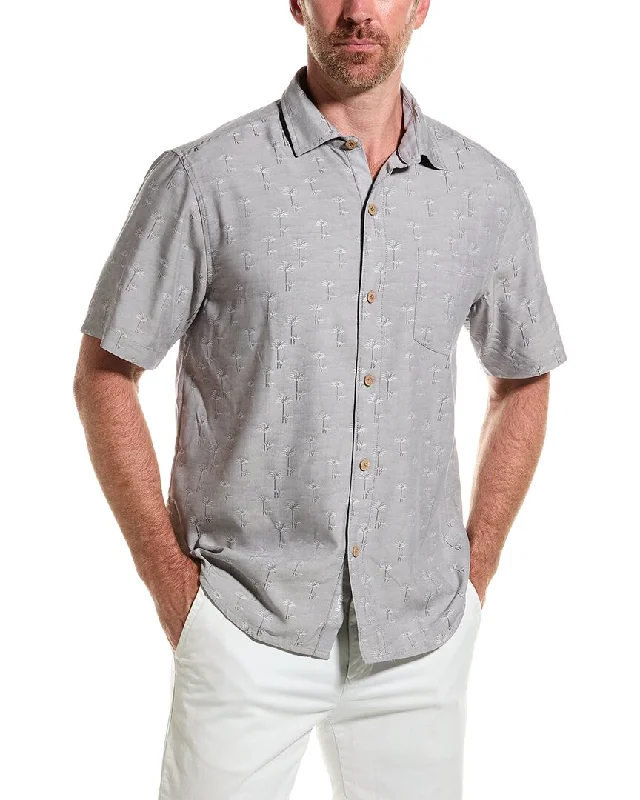 men's breathable shirts -Tommy Bahama Palm Row Shirt