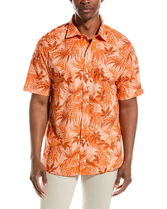 men's performance shirts -Tommy Bahama Sport Reign Forest Fronds Shirt