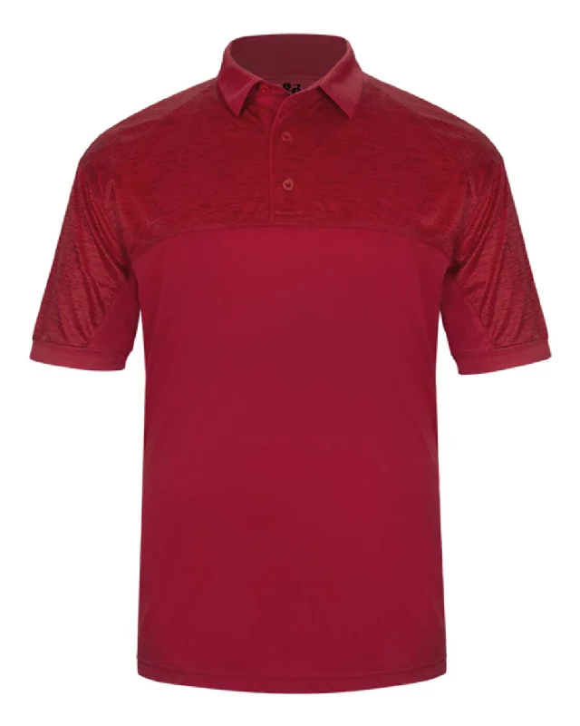 men's polo shirts with mesh back -Tonal Blend Polo