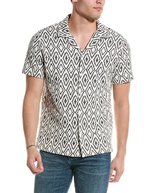 men's fitted casual shirts -Truth Jacquard Shirt