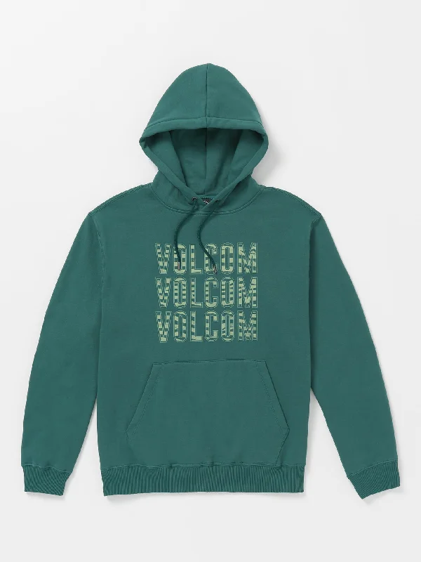 seasonal hoodies for men -Vibes Time Fleece Hoodie - Ranger Green