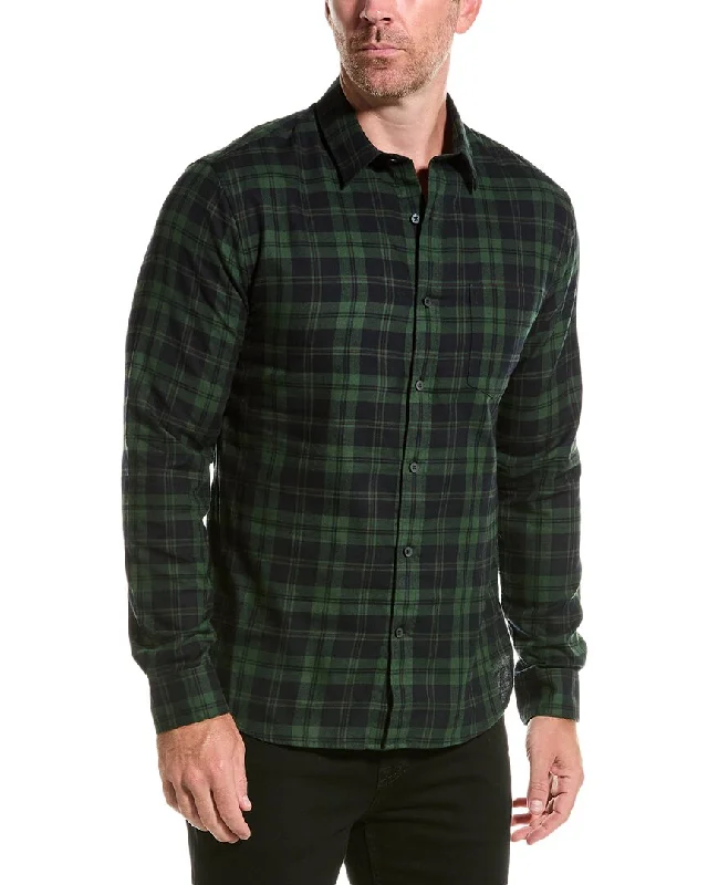 men's seasonal shirts -Vince Sailwind Plaid Shirt