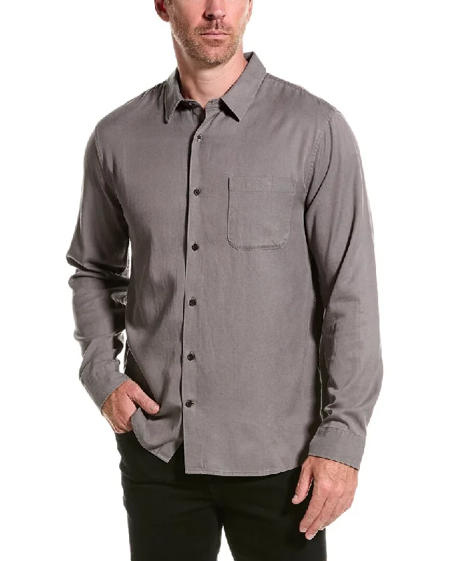 men's long-sleeve shirts -Vince Vacation Shirt