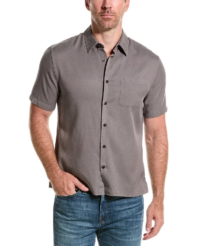 men's checkered shirts -Vince Vacation Shirt