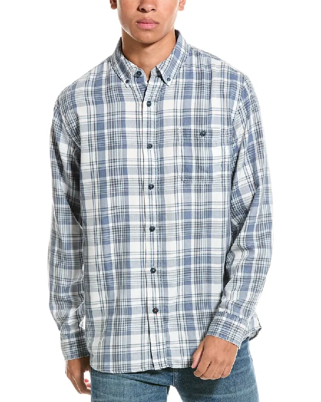 men's casual dress shirts -WEATHERPROOF VINTAGE Burnout Flannel Shirt