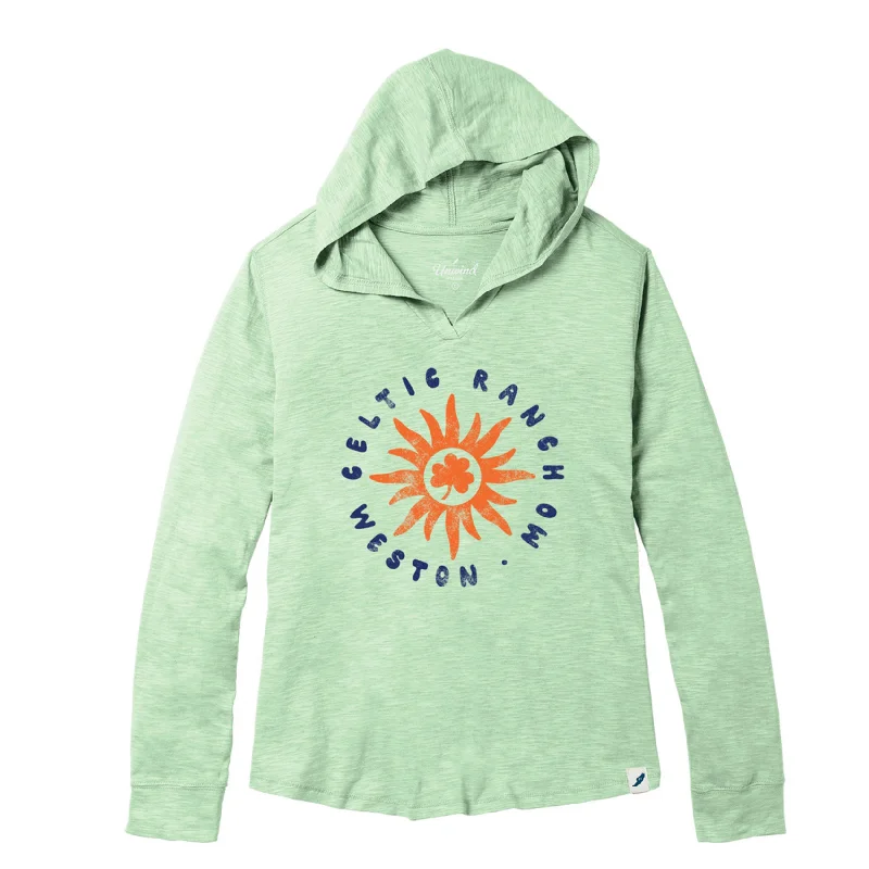 seasonal hoodies for men -Celtic Ranch Sunkissed Women's Slub Hoodie