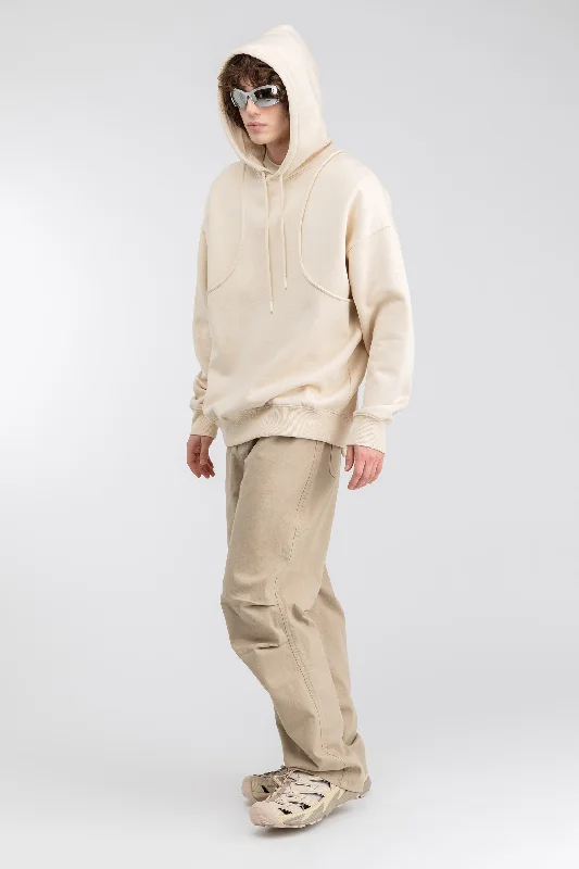 men's hoodies with pockets -OVERSIZED HOODIE