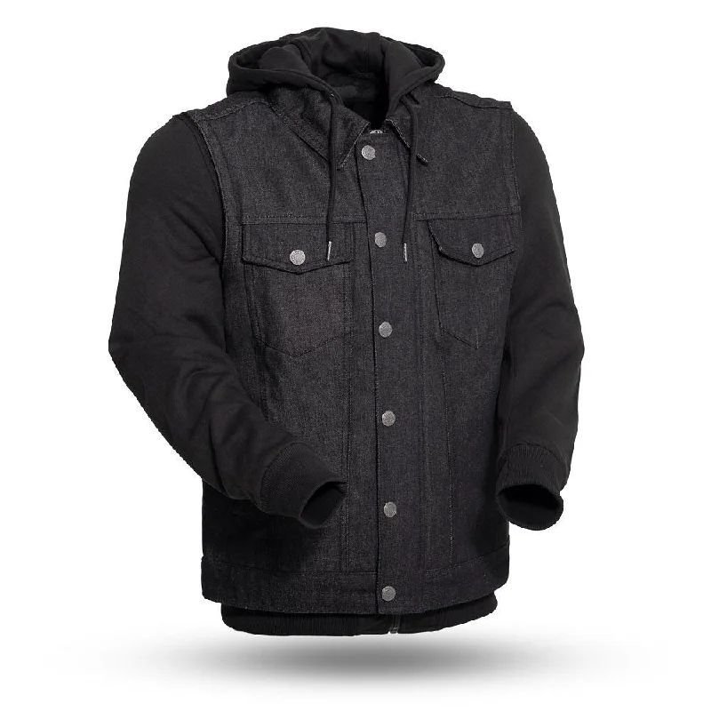 light hoodies for men -Men's Rook Vest W/Hoodie