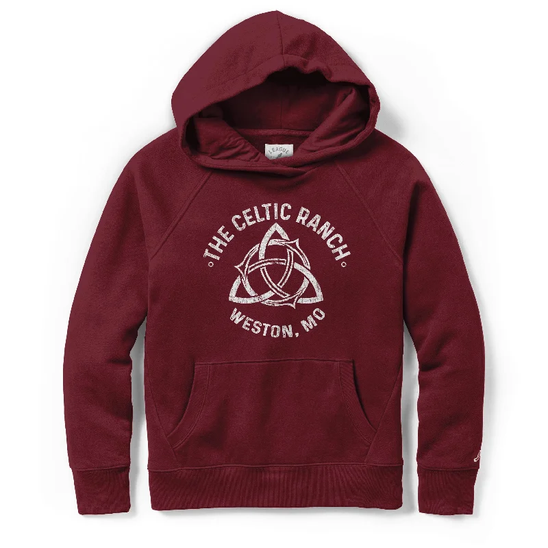 men's performance hoodies -The Celtic Ranch Trinity Knot Academy Youth Hoodie